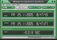 Windows Time Synchronizer screenshot